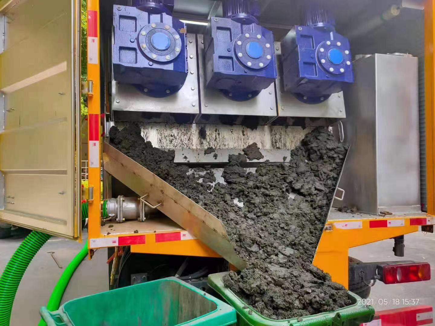 南陵化粪池清掏城市维护站-泥浆净化干湿分离处理